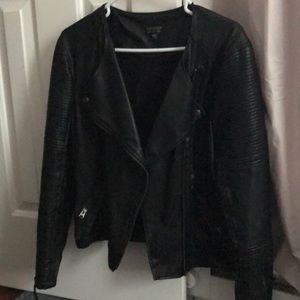 Topshop leather jacket